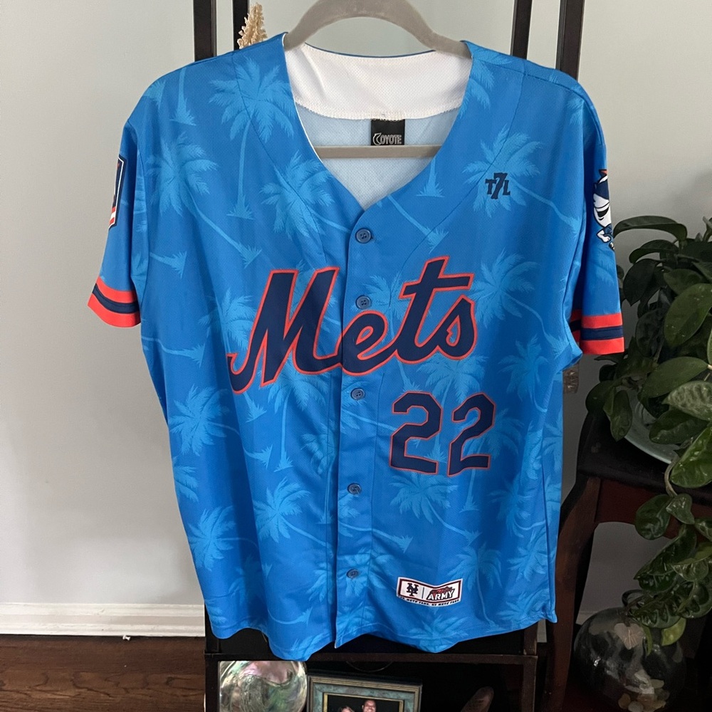 Blue Mets Baseball Jersey - image 1